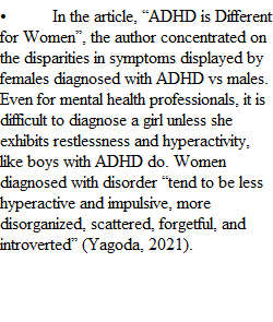 Response 6 - ADHD