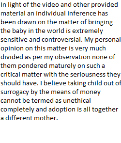 Blog 4- In the Matter of Baby