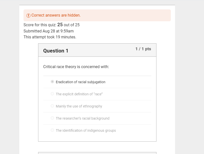 Quiz: Introduction, Philosophical Assumptions and Interpretive Frameworks