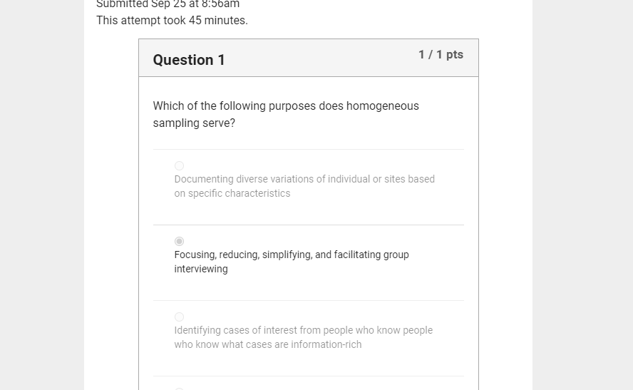 Quiz: Collecting Data