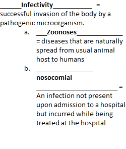 Quiz 2 - Introduction to infectious Disease