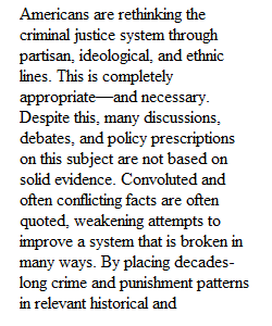 Criminal Justice Reform