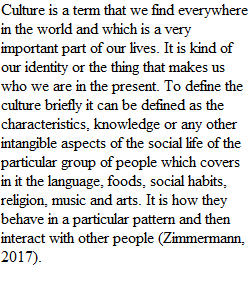 Cultural Autobiography Paper