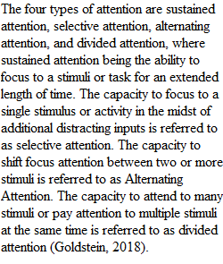 Module 3.2 Discussion Types of Attention