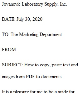 Activity 8.13 Instruction Message How to Copy Pictures and Text from PDF Documents