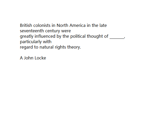 Quiz 1, Chapter 2: American Politics-100-20