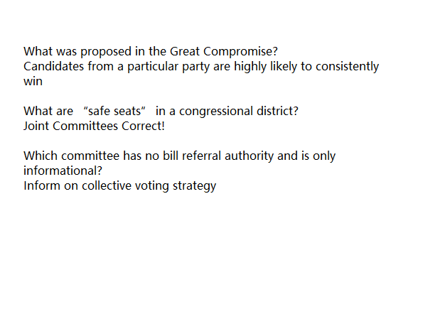 Chapter 11 Quiz: Congress: American Government - PSC101_1019