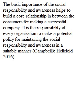 Social Responsibility Assignment