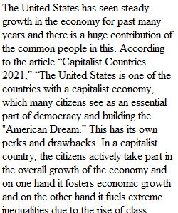 M11 Discussion: Room For Improvement in the US Economy