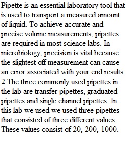 OL Pipetting