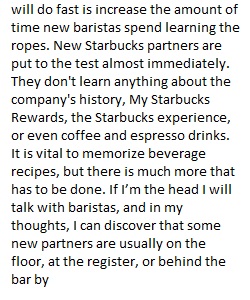 STARBUCKS CASE STUDY