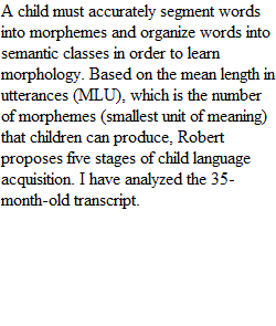 Unit 6.2 DB: Morphological Analysis