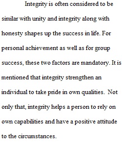 Integrity