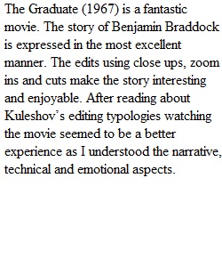 Discussion 10.1 The Graduate