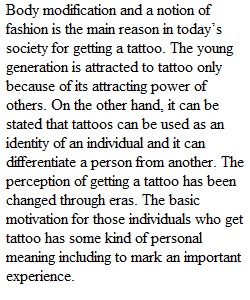 Tattoos